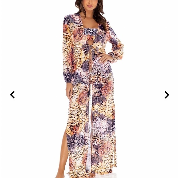 Nordstroms Luli Fama  tunic / cover up / kimono - Picture 4 of 10
